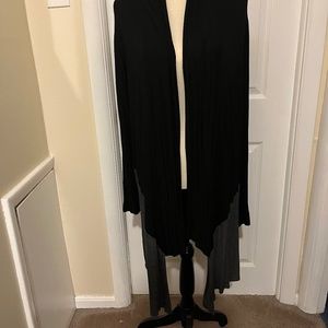 Alyx Black Cardigan with gray color block size XL